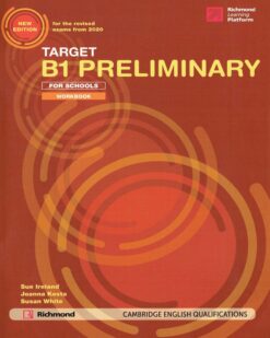 [Sách] Target B1 Preliminary for Schools Workbook (for the revised exams from 2020) – Sách giấy gáy xoắn