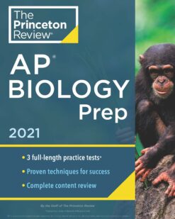 [Sách] The Princeton Review – AP Biology Prep 2021 Edition 3 Full-length Practice Tests – Sách giấy gáy xoắn
