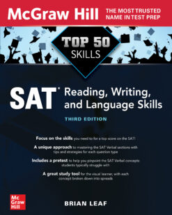 [Sách] Top 50 SAT Reading Writing and Language Skills 3rd Edition (Brian Leaf) – Sách giấy gáy xoắn