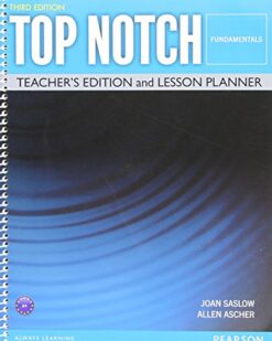 [Sách] Top Notch Fundamentals Teacher's Edition and Lesson Planner (Third Edition) – Sách giấy gáy xoắn
