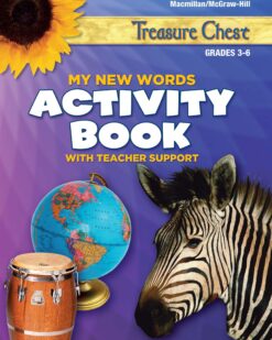 [Sách] Treasure Chest My New Words Activity Book with Teacher Support Grades 3-6 – Sách giấy gáy xoắn