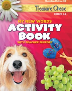 [Sách] Treasure Chest My New Words Activity Book with Teacher Support Grades K-2 – Sách giấy gáy xoắn