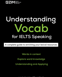 [Sách] Understanding Vocab for Ielts Speaking, A complete guide to enriching your lexical resources - Sách giấy gáy xoắn