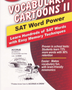[Sách] Vocabulary Cartoons II SAT Word Power (Sam Burchers, Bryan E. Burchers)– Sách giấy gáy xoắn