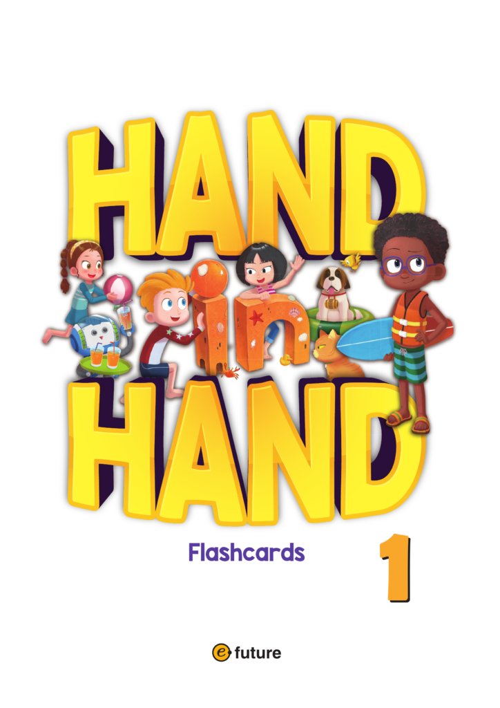 [THẺ FLASHCARD] e-future Hand in Hand Level 1 – 77 thẻ cỡ A4 ép ...