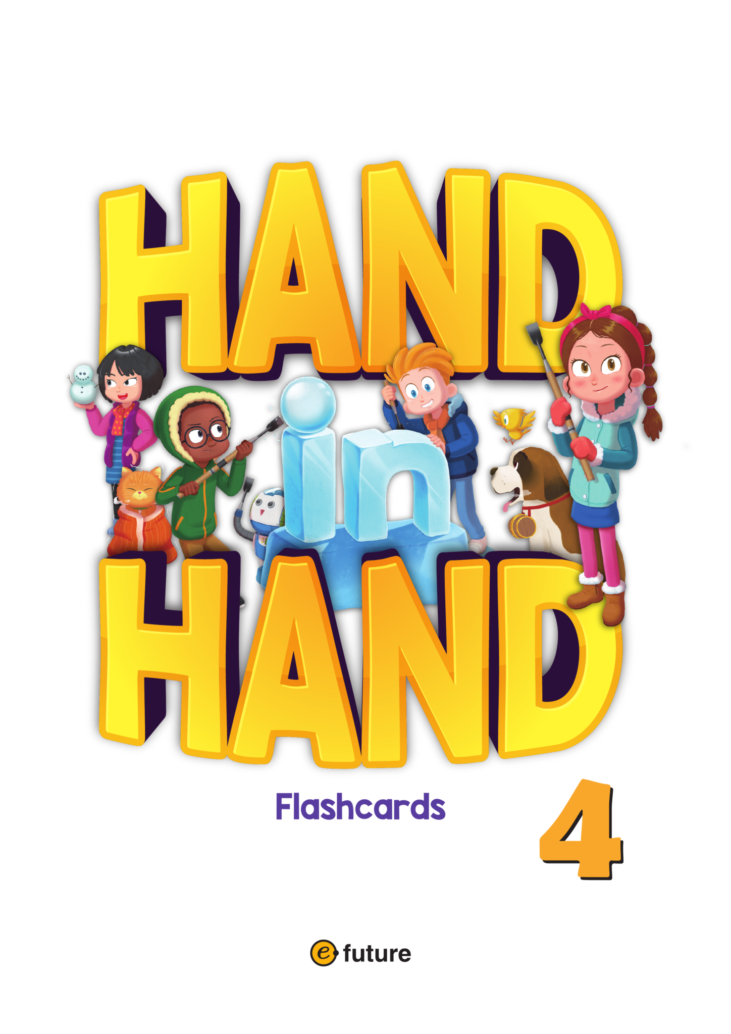 [THẺ FLASHCARD] e-future Hand in Hand Level 4 – 109 thẻ cỡ A4 ép ...