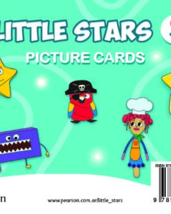 [THẺ FLASHCARD] Little Stars 3 Picture Cards, 74 thẻ , ép plastics