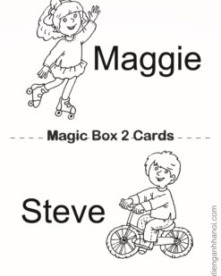 [THẺ FLASHCARD] Magic Box Level 2 – 109 thẻ A5, ép plastics