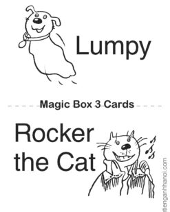 [THẺ FLASHCARD] Magic Box Level 3 – 228 thẻ A5, ép plastics