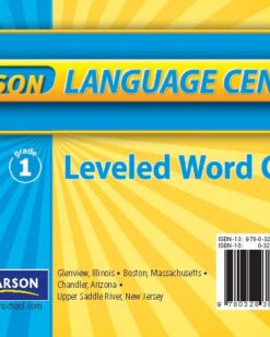 [THẺ FLASHCARD] Pearson Leveled Word Cards, Grade 1 – 212 thẻ, ép plastics