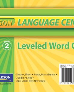 [THẺ FLASHCARD] Pearson Leveled Word Cards, Grade 2 – 161 thẻ, ép plastics