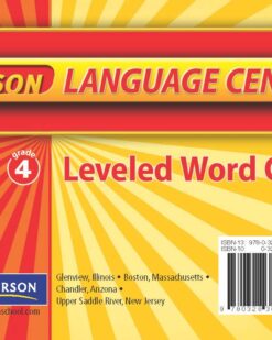 [THẺ FLASHCARD] Pearson Leveled Word Cards, Grade 4 – 208 thẻ, ép plastics