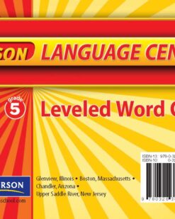 [THẺ FLASHCARD] Pearson Leveled Word Cards, Grade 5 – 179 thẻ, ép plastics