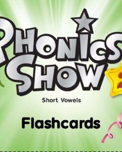 [THẺ FLASHCARD] Phonics Show 2 Short Vowels – 75 thẻ cỡ A5 , ép plastics