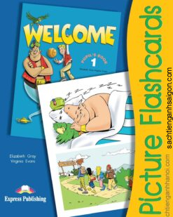 [THẺ FLASHCARD] Picture Flashcards for Welcome 1 – 403 thẻ cỡ A5 , ép plastics