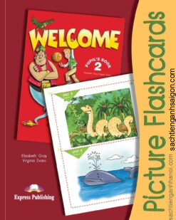 [THẺ FLASHCARD] Picture Flashcards for Welcome 2 – 357 thẻ cỡ A5 , ép plastics