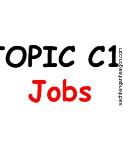 [THẺ FLASHCARD] Popodoo Smart English Topic C1: Jobs - 25 thẻ, 2 mặt, ép plastics