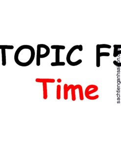 [THẺ FLASHCARD] Popodoo Smart English Topic F5: Time - 20 thẻ, 2 mặt, ép plastics
