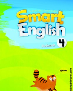 [THẺ FLASHCARD] Smart English 4 – 79 thẻ, cỡ A5, ép plastics (1st Edition)