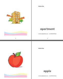 [THẺ FLASHCARD] Word of FUN Pre A1 Starters Flashcards- 151 thẻ, 2 mặt, ép plastics