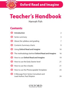 [Truyện] Oxford Read and Imagine Teacher's Handbook - SÁCH GIÁO VIÊN - Sách giấy gáy xoắn