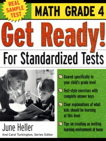[Sách] Get Ready! For Standardized Tests : Math Grade 4 - Sách giấy gáy xoắn