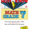 [Sách] Must Know Math Grade 7 - Sách giấy gáy xoắn