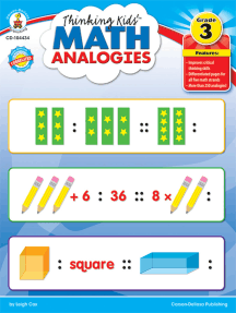 [Sách] Thinking Kids’™ Math Analogies, Grade 3 - Sách giấy gáy xoắn