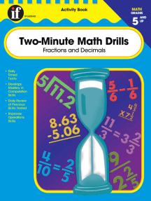 [Sách] Two-Minute Math Drills, Grades 5 - 8: Fractions & Decimals - Sách giấy gáy xoắn