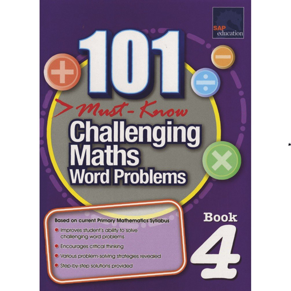 [Sách] 101 Must- Know Challenging Maths Word Problems Book 4 ( Có đáp ...