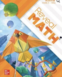 [Sách] Reveal Math Student Edition Grade 3 Volume 1 - Sách giấy gáy xoắn